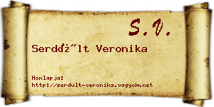 Serdült Veronika névjegykártya